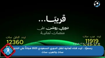 رسميًا.. تردد قناة ثمانية لنقل الدوري السعودي 2025 مجاناً على النايل سات والعرب سات